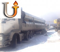 Транспортировка труб на Ванкорское нефтяное месторождение